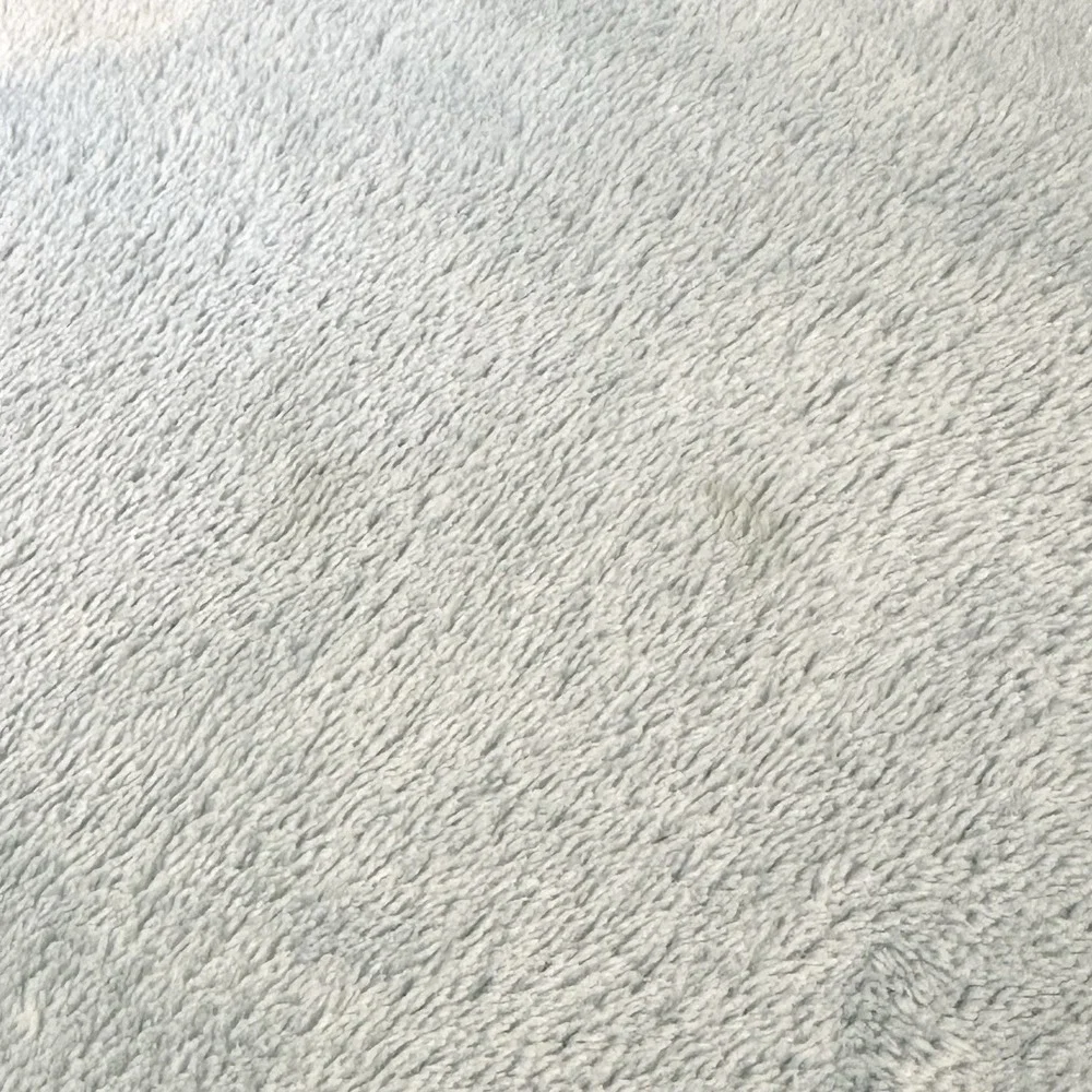 Carters Puppy Dog Face Blue Baby Blanket Sherpa 3D Sensory